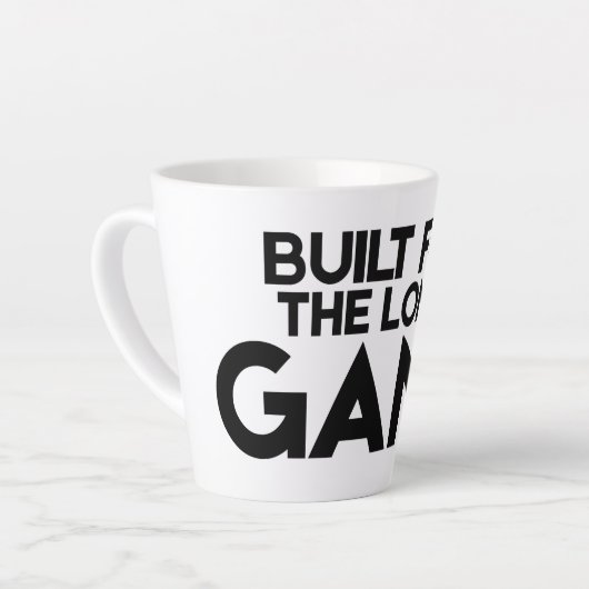 Built For The Long Game Tall Latte Mug Mok (Linkerhoek)