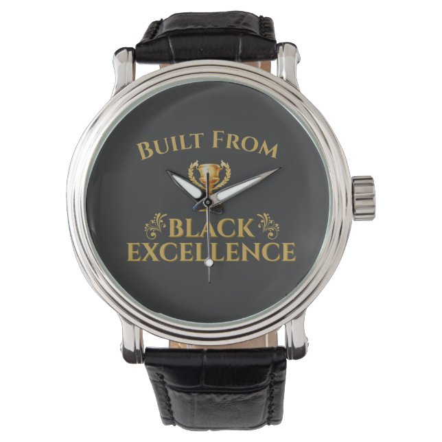 Built From Black Excellence Legacy Horloge (Voorkant)