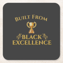 Built From Black Excellence Legacy Kartonnen Onderzetters