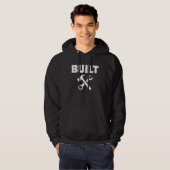 Built Graphic Car  Car Mechanic Vehicle Technician Hoodie (Voorkant volledig)