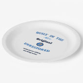 Built in the Forties Original Unrestored Papieren Bordje (Gekanteld)