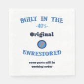 Built in the Forties Original Unrestored Servet (Voorkant)