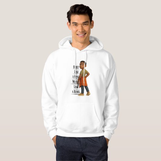Built like A King,Pixarstyle 3d Hoodie (Voorkant volledig)