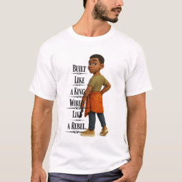 Built like A King,Pixarstyle 3d T-shirt