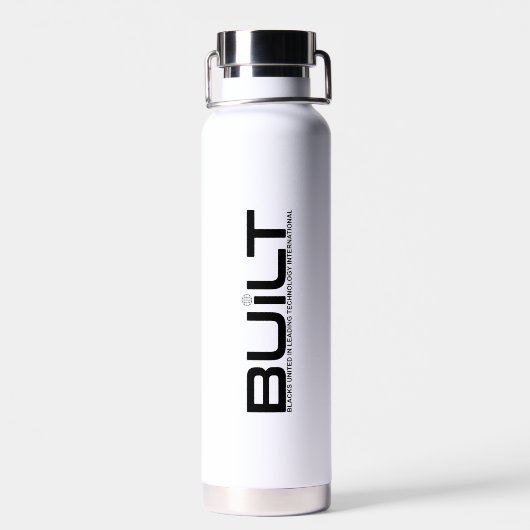 BUiLT Logo Waterfles (Achterkant)