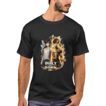 Built Not Born Anime Gym Transformatie T-Shirt