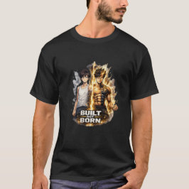 Built Not Born Anime Gym Transformatie T-Shirt