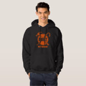Built Not Bought Blue Collar Gift Hoodie (Voorkant volledig)