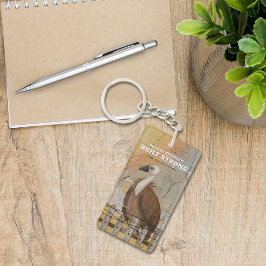 Built Strong Personalized Encouragement  Sleutelhanger