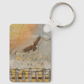 Built Strong Personalized Encouragement  Sleutelhanger (Achterkant)