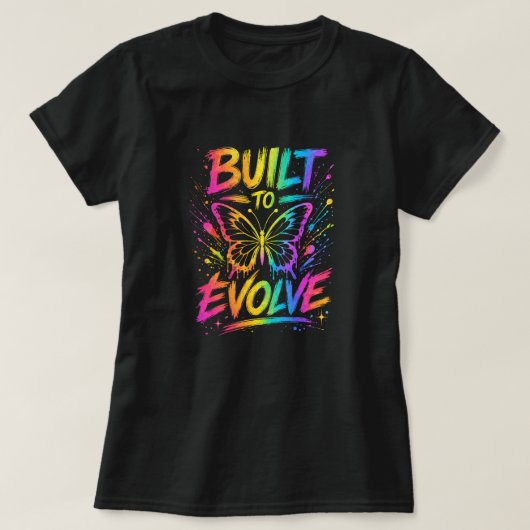 Built To Evolve Butterfly Shirt 0047708 (Design voorkant)
