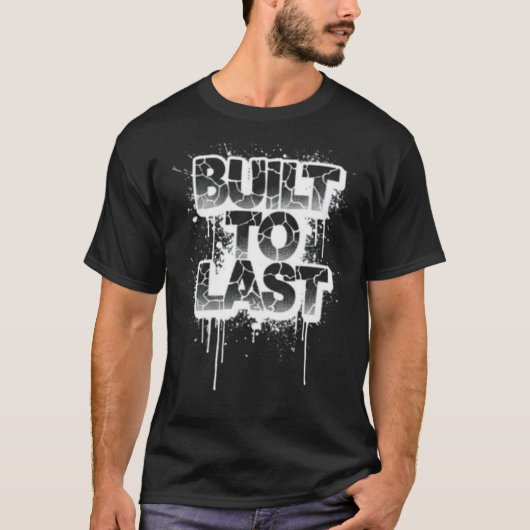 BUILT TO LAST – Streetwise Text Art W T-shirt (Voorkant)