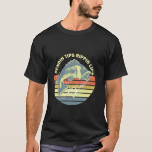 Buiptips Rippin Lips TSHIRT Grappige Visserij T-sh