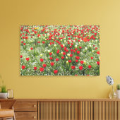 Buis van Tulpen Canvas Afdruk (Insitu (Woonkamer))