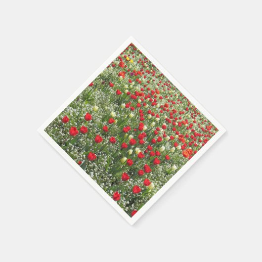 Buis van Tulpen Servetten (Hoek)