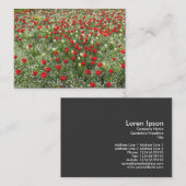 Buis van Tulpen Visitekaartje (Voorkant / Achterkant)