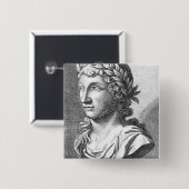 Buis van Xenophanes Vierkante Button 5,1 Cm (Voorkant /achterkant)
