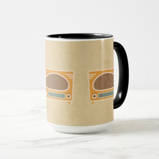 buisradio-collector mok (Voorkant rechts)