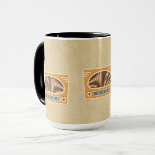 buisradio-collector mok (Voorkant links)