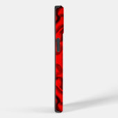 buisvormige zwarte en rode buizen Case-Mate iPhone case (Achterkant / Rechts)