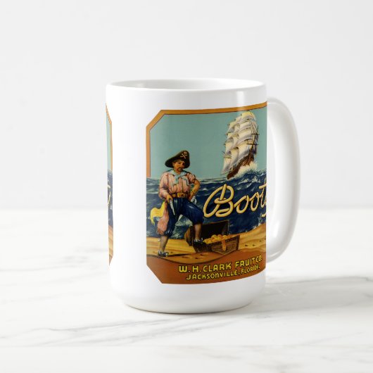 buit |  citrusetiket koffiemok (Voorkant rechts)