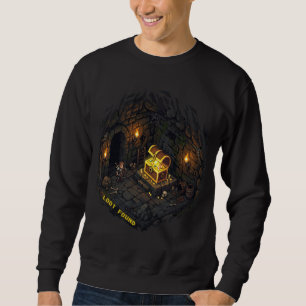 Buit gevonden fantasie kerker pixel art ontwerp trui