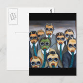 Buiten 4 de vergadering briefkaart (Voorkant / Achterkant)