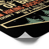 Buiten adem wandelen Society 1 Poster (Hoek)