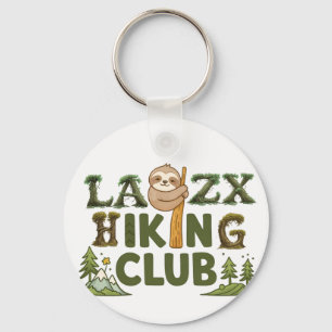 Buiten adem Wandelvereniging Grappige Luiaard Wand Sleutelhanger