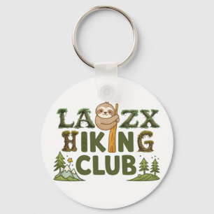 Buiten adem Wandelvereniging Grappige Luiaard Wand Sleutelhanger