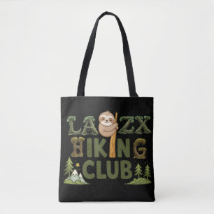 Buiten adem Wandelvereniging Grappige Luiaard Wand Tote Bag