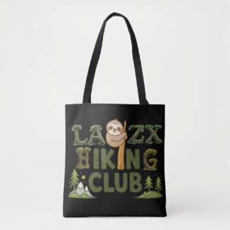 Buiten adem Wandelvereniging Grappige Luiaard Wand Tote Bag