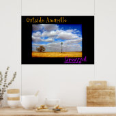 Buiten Amarillo Poster (Keuken)