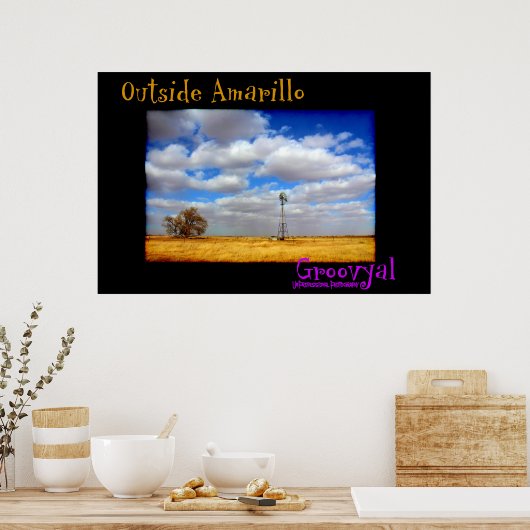 Buiten Amarillo Poster (Keuken)