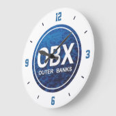 Buiten banken OBX-wandklok Grote Klok (Hoek)