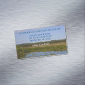 Buiten begeleide Natuur Tour Wandelcamping Magnetisch Visitekaartje (Voorbeeld)