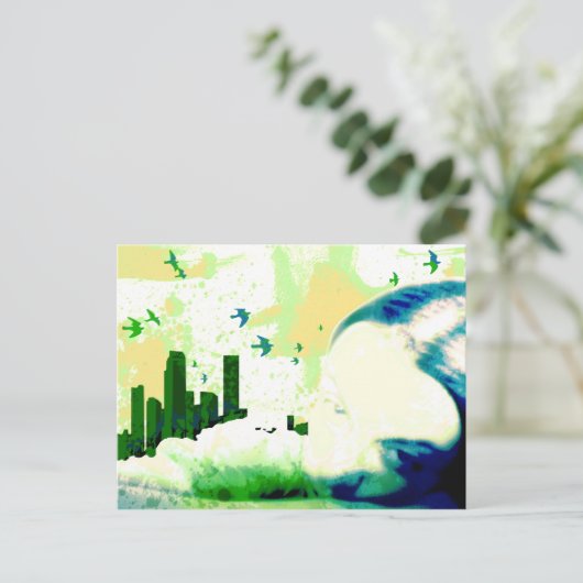 buiten bereik. briefkaart (Staand voorkant)