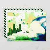 buiten bereik. briefkaart (Voorkant / Achterkant)