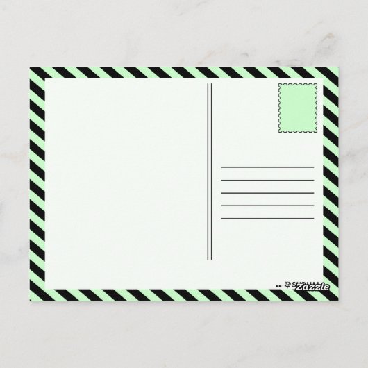 buiten bereik. briefkaart (Achterkant)