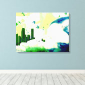 buiten bereik. canvas afdruk (Insitu (Houten vloer))