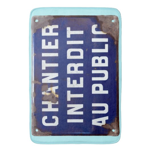 Buiten bereik houden badmat (Voorkant Verticaal)