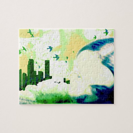 buiten bereik. legpuzzel (Horizontaal)