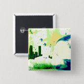 buiten bereik. vierkante button 5,1 cm (Voorkant /achterkant)