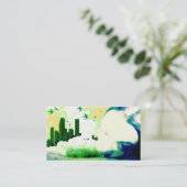 buiten bereik. visitekaartje (Staand voorkant)