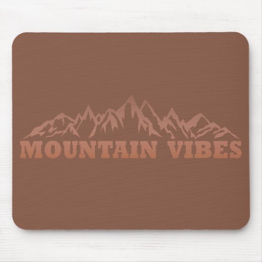 buiten berg vibes avontuur muismat (Voorkant)