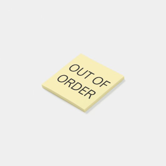 BUITEN BESCHIKKING POST-IT® NOTES (Schuin)