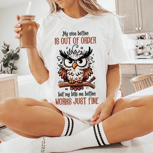 Buiten bestelling Grappig Quote T-shirt