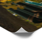 Buiten Biergarten Bord, Duitsland Poster (Hoek)