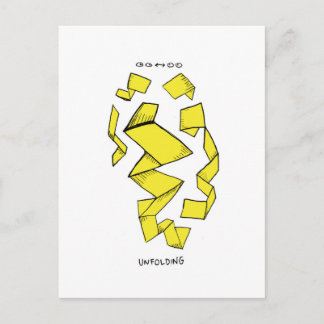 Buiten/binnen. Een Abstract. Briefkaart