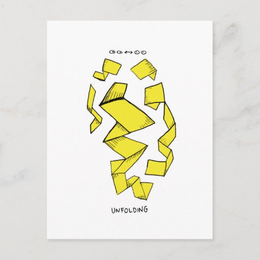 Buiten/binnen. Een Abstract. Briefkaart (Voorkant)